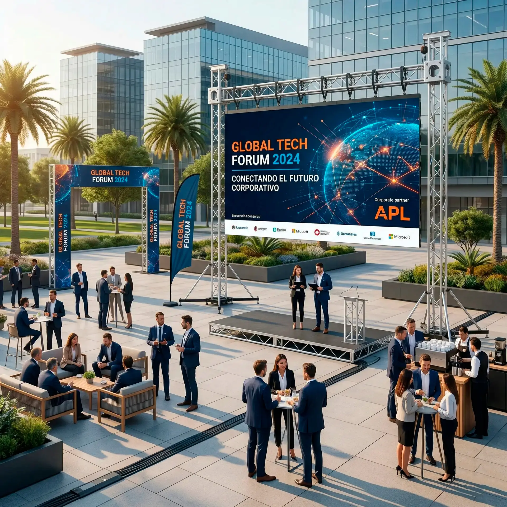 Alquiler pantalla led de exterior